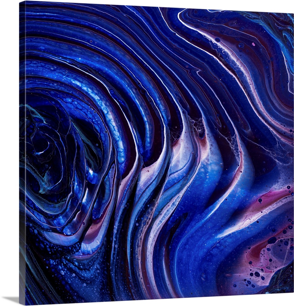 Blue And Purple Abstract 53