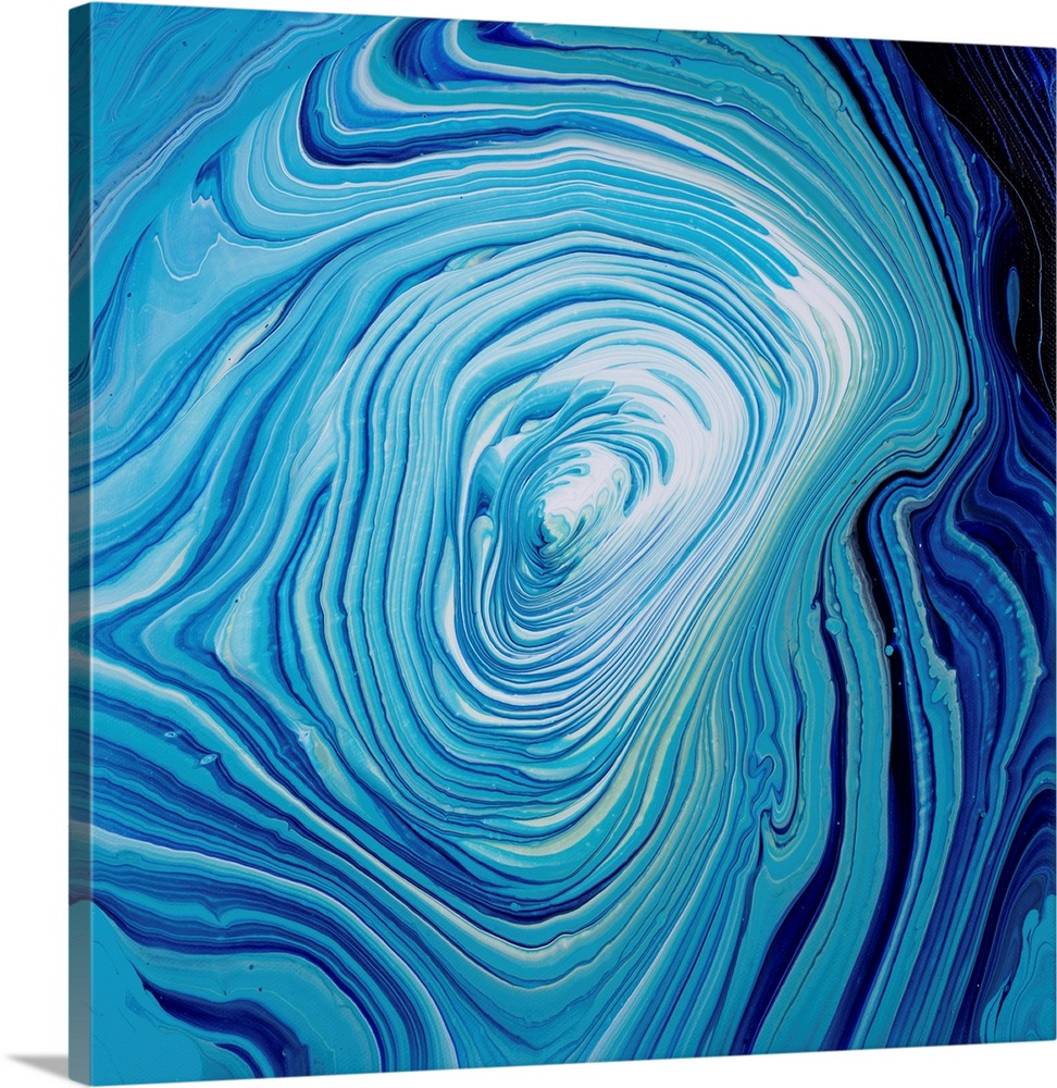 Blue Swirl Abstract 29