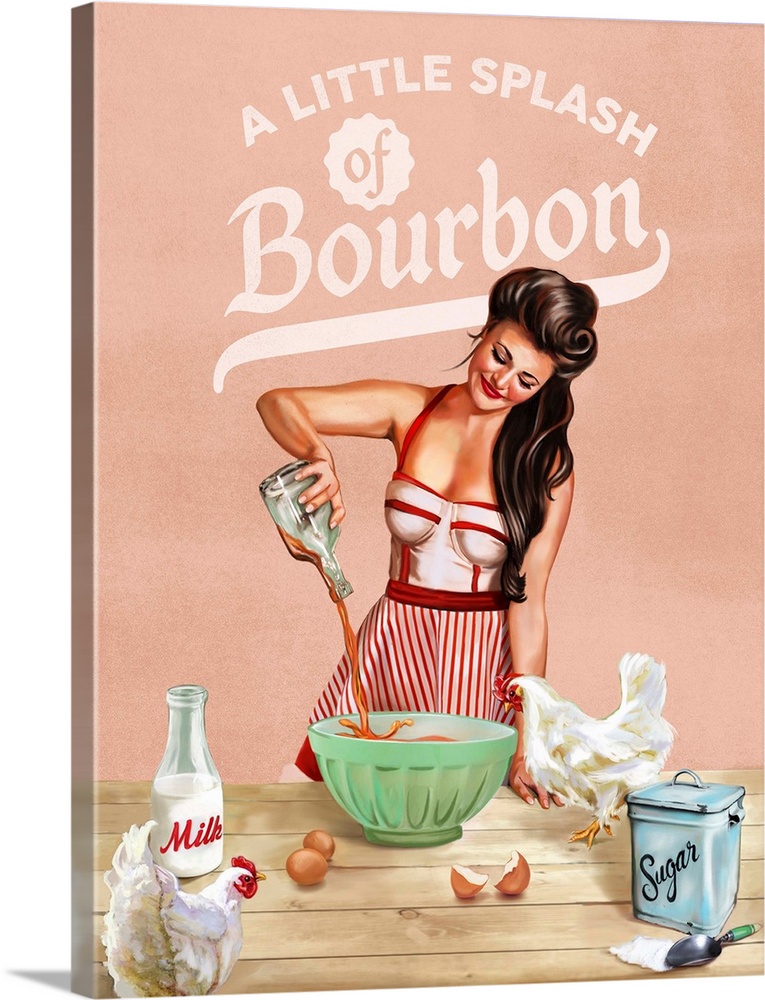 Bourbon Chickens Pinup