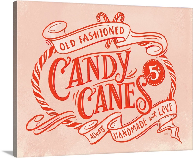 Candy Canes Wall Art, Canvas Prints, Framed Prints, Wall Peels | Great ...