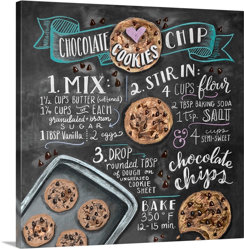 Chocolate Chip Cookie Scrapbook Paper: 40 Pages, 8.5 x 8.5