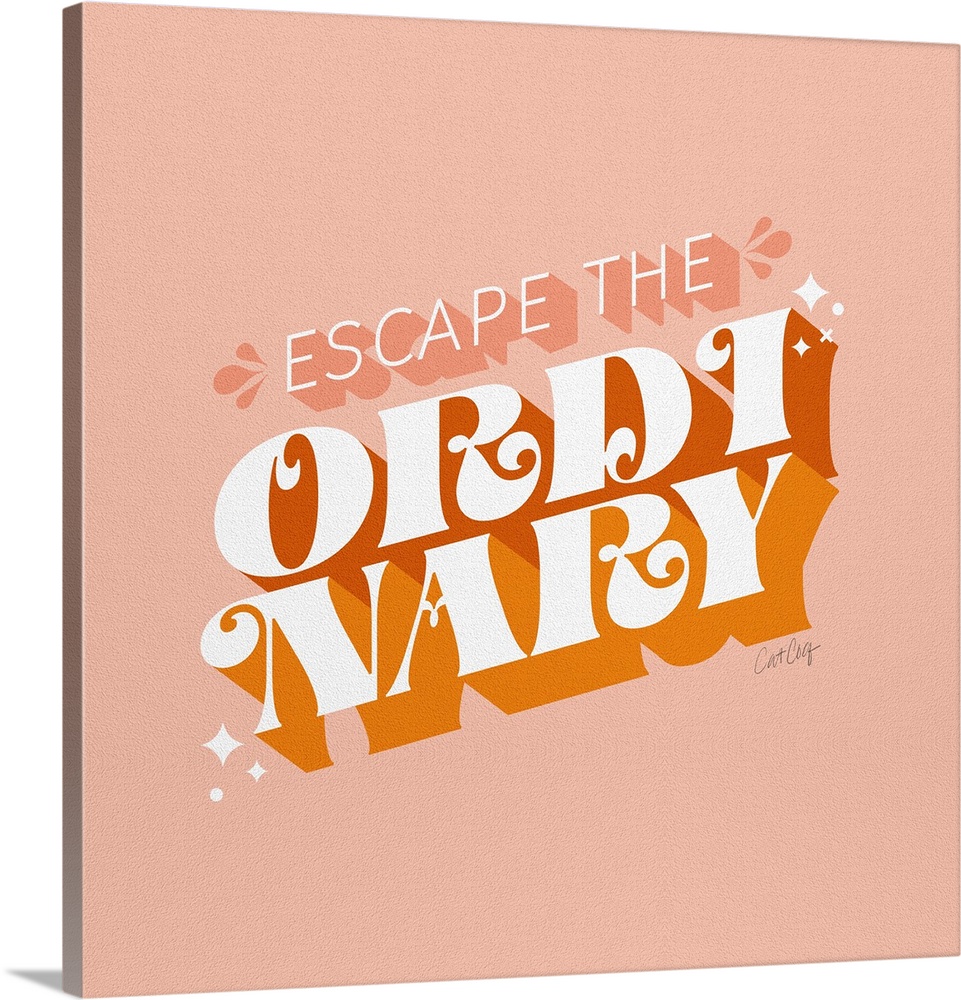 Escape The Ordinary - Blush Tangerine