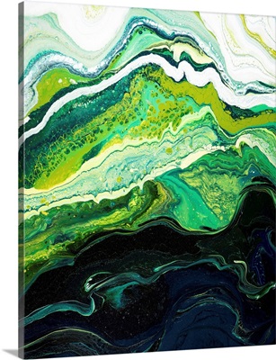 Green And Black Abstract 45