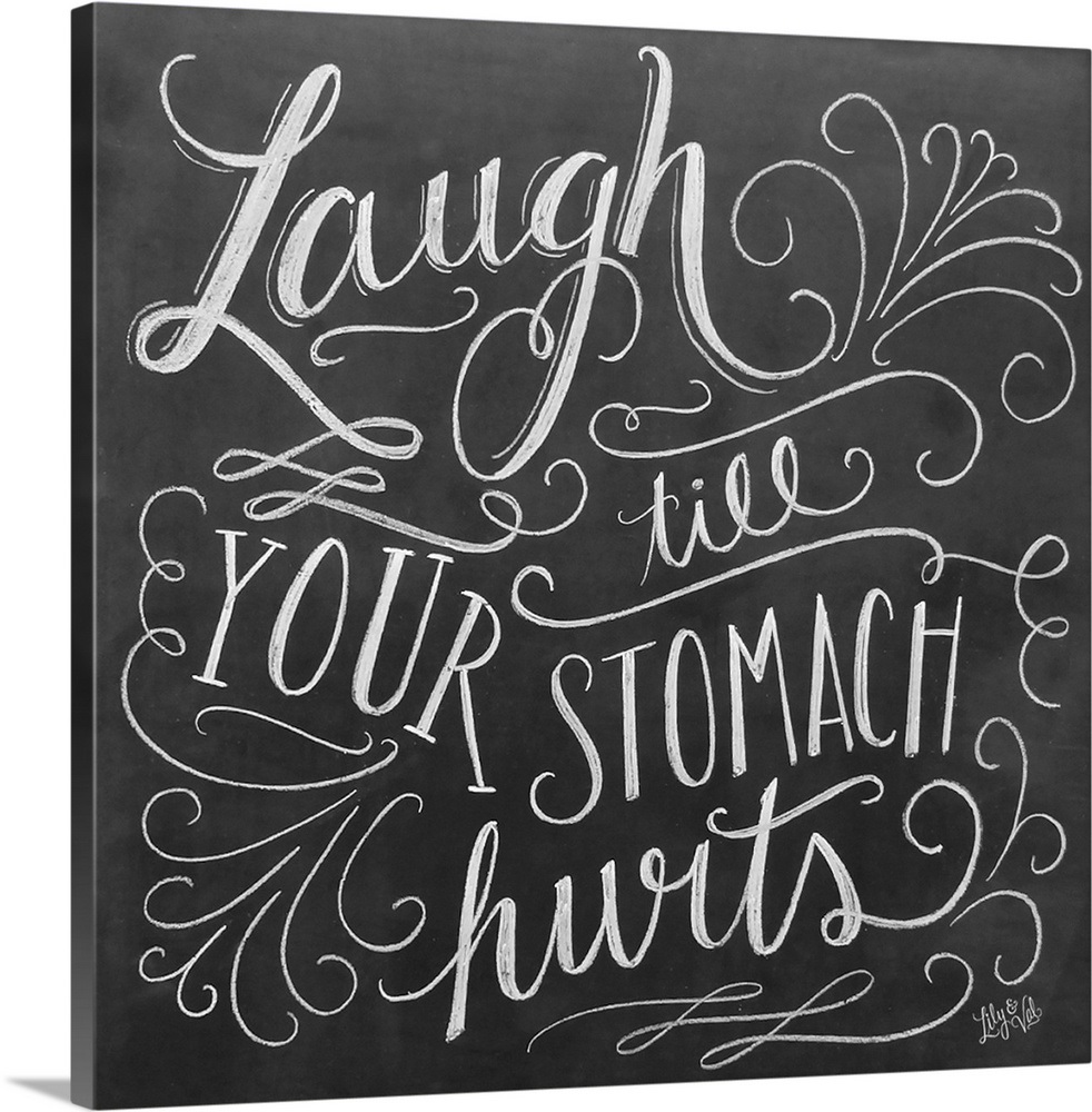 laugh-till-your-stomach-hurts-handlettering-wall-art-canvas-prints