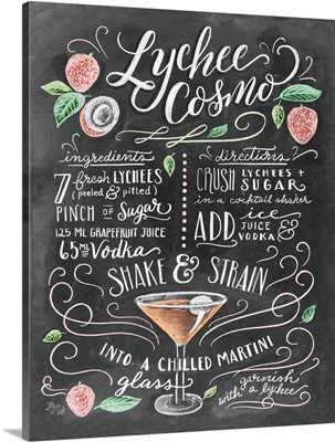 Lychee Cosmo Handlettering
