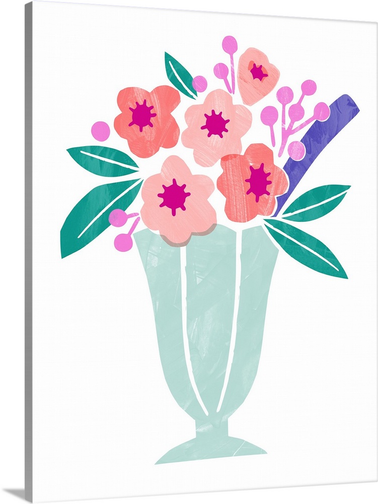 Modern Blooming Flower Sundae