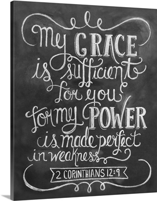 My Grace Is Sufficient Bible Verse