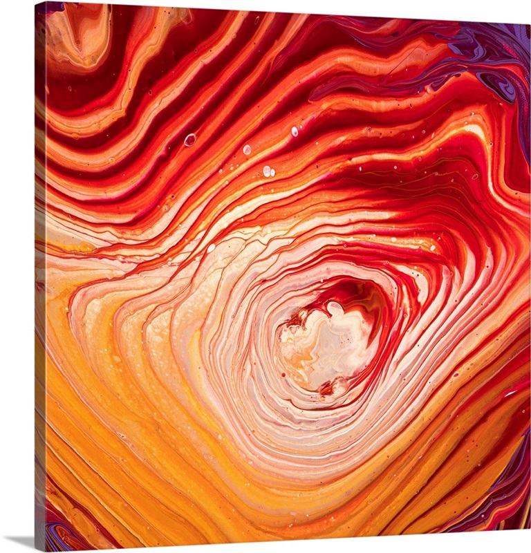 Orange And Red Abstract 18 Wall Art, Canvas Prints, Framed Prints, Wall