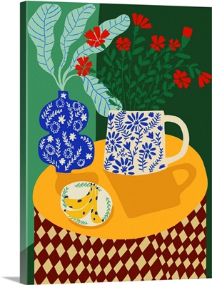 Porcelain And Carnations