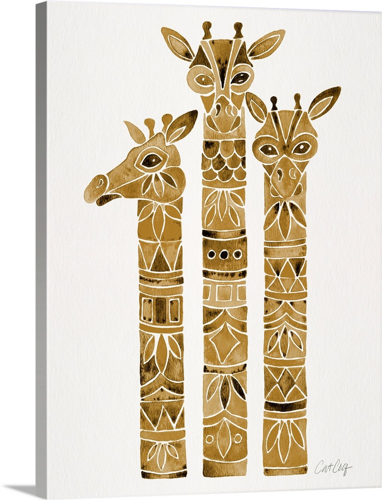 Sepia Giraffes