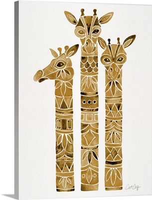 Sepia Giraffes