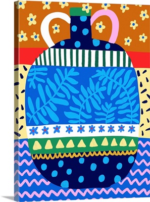 Sliced Pot printed as a Stretched Canvas Print
