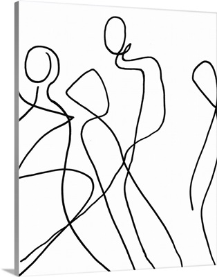 The Dance printed as a Stretched Canvas Print