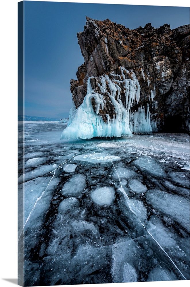 A Particular Form Of The Ice At Lake Baikal, Irkutsk Region, Siberia, Russia