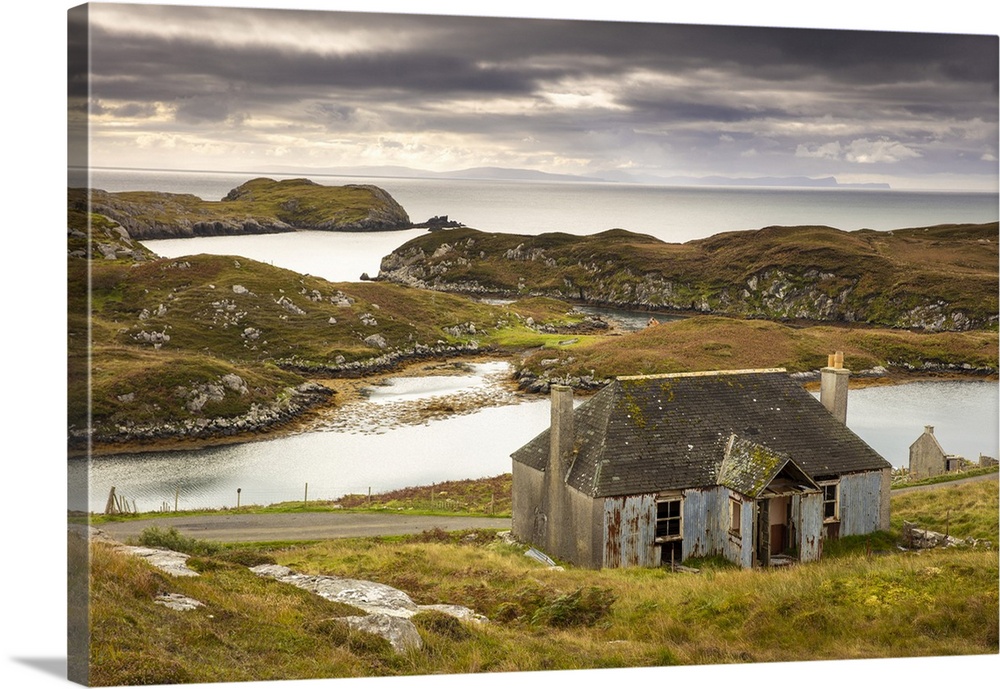Abandoned Croft, Isle Of Scalpay, Outer Hebrides, Scotland