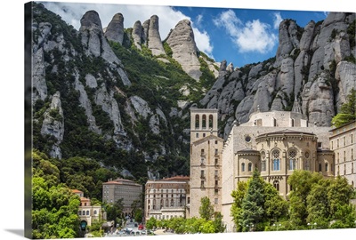 Abbey of Santa Maria de Montserrat, Monistrol de Montserrat, Catalonia, Spain