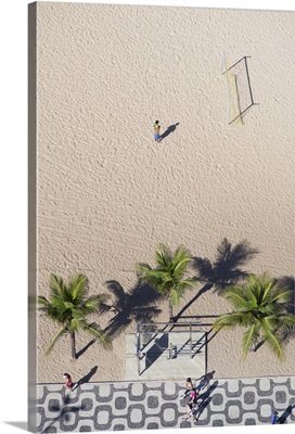 Aerial view of Ipanema beach, Rio de Janeiro, Brazil