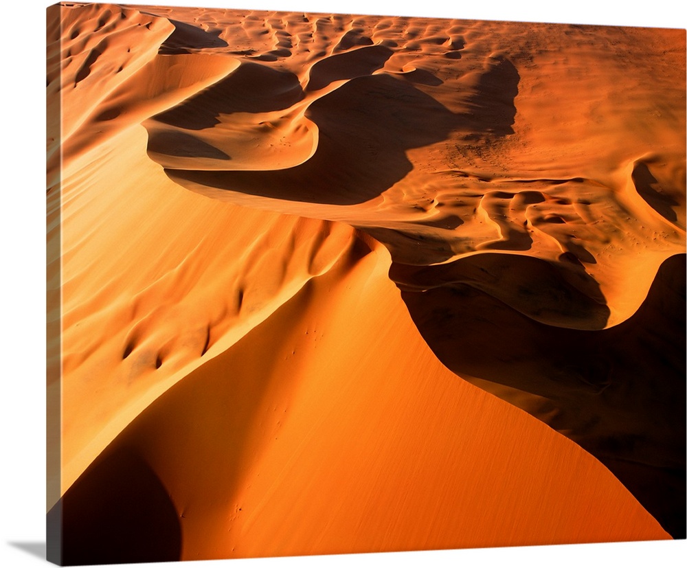 Aerial View Of Sand Dunes, Sossusvlei, Namibia, Africa