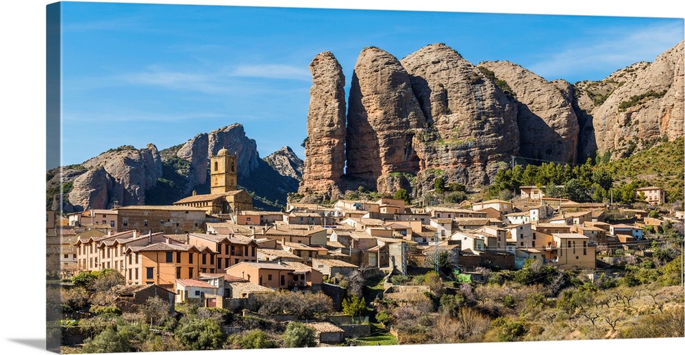 Aguero Village, Province Of Huesca, Aragon, Spain