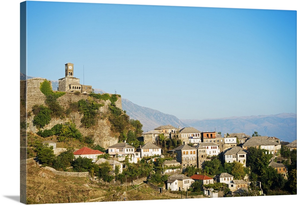 Europe, Albania, Gjirokaster, UNESCO World Heritage Site.
