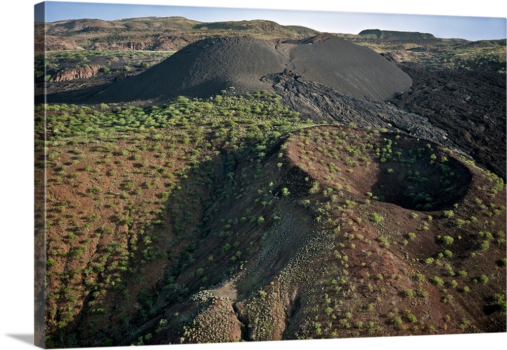 Andrew's volcano is one of the numerous volcanic craters dotting the volcanic ridge, known as The Barrier, that separated ...