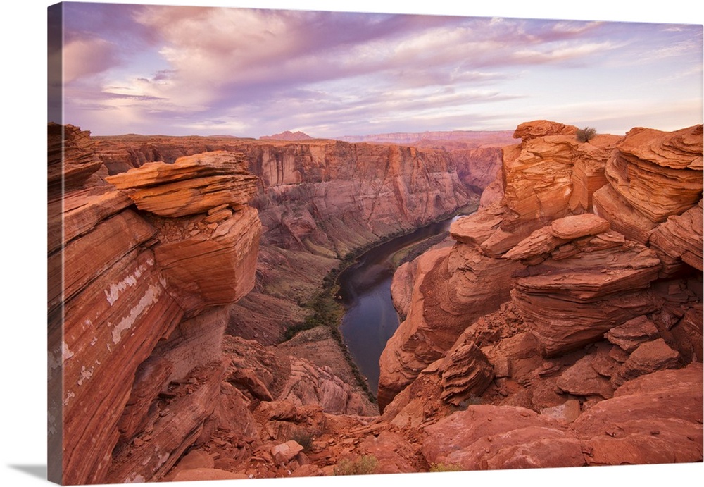 USA, Arizona, Colorado Plateau, Southwest, Glen Canyon National Recreation Area, Horseshoe bend of the Colorado river.