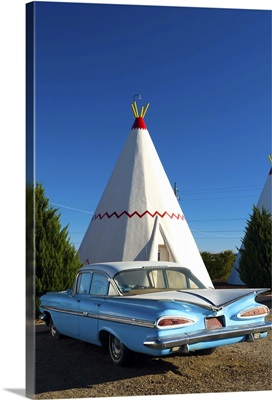 Arizona, Holbrook, Route 66, Wigwam Motel, Chevrolet Impala