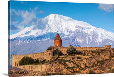 Armenia, Khor Virap, Khor Virap Monastery, 6th Century, With Mt, Ararat