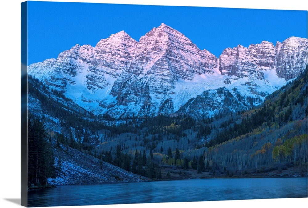 Aspen, Maroon Bells At Dawn Wall Art, Canvas Prints, Framed Prints 