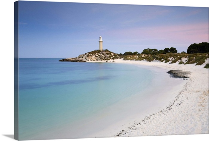 Australia Rottnest Island View Along Pinky Beach To Bathurst Lighthouse Wall Art Canvas Prints Framed Prints Wall Peels Great Big Canvas