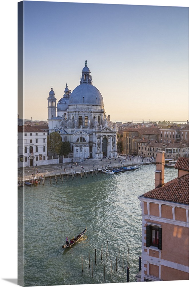 Basilica di Santa Maria della Salute, Grand Canal, Venice, Italy.