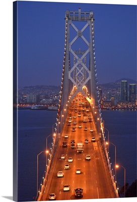 Bay Bridge at dawn, San Francisco