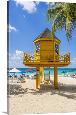 Beach Hut, Rockley Beach, Barbados, Caribbean