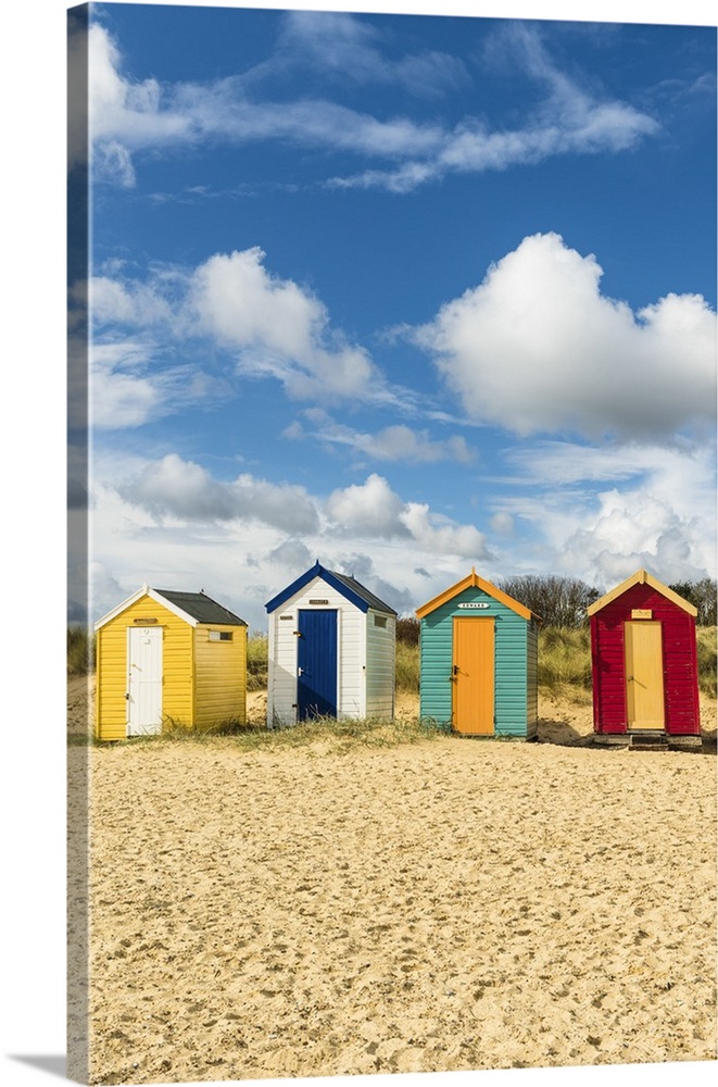Beach huts, Southwold, Suffolk, UK.