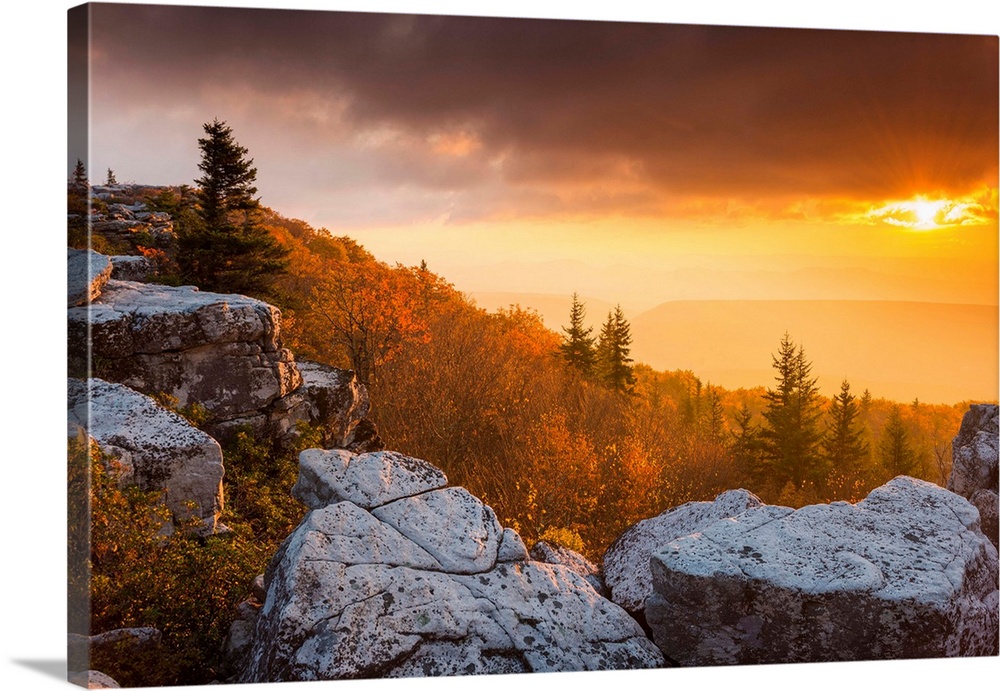 West Virginia Sunset Wall Art Download