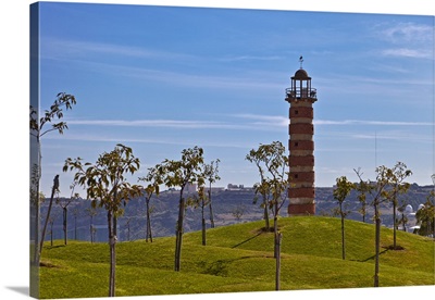 Belem Lighthouse at the entrance to the River Tagus Estuary, Lisbon, Portugal