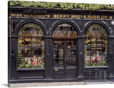 Berry Bros and Rudd Wine Merchants, London, England, United Kingdom