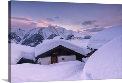 Bettmeralp at Sunset, canton Valais, Switzerland