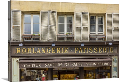 Boulangerie/Patisserie sign, Paris, France