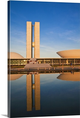 Brazil, National Congress of Brazil, designed by Oscar Niemeyer
