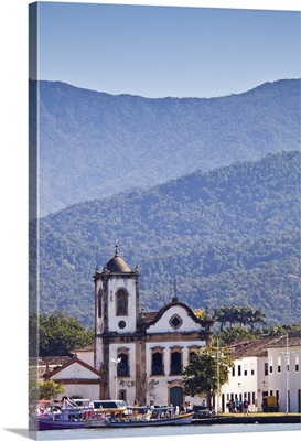 Brazil, Parati, the church of Saint Rita of Cascia