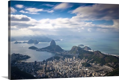 Brazil, Rio De Janeiro, Cosme Velho, Sugar Loaf mountain