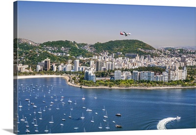 Brazil,Rio de Janeiro, Rio de Janeiro city viewed from Sugar Loaf Mountain