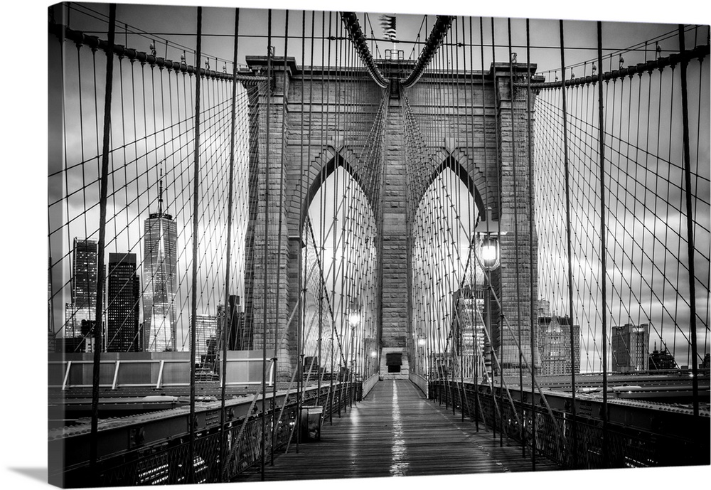 Brooklyn Bridge, Brooklyn, New York City, New York, USA