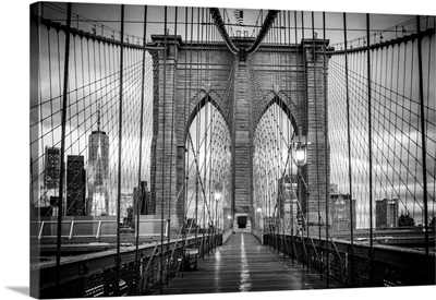 Brooklyn Bridge, Brooklyn, New York City, New York, USA