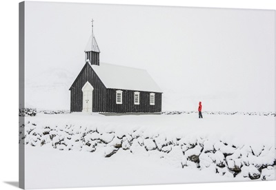 Budir, Snaefellsnes Peninsula, Iceland, Black church