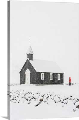 Budir, Snaefellsnes Peninsula, Iceland, Black church