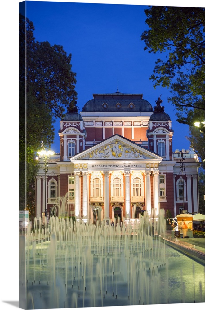 Europe, Bulgaria, Sofia, Ivan Vazov National Theatre.