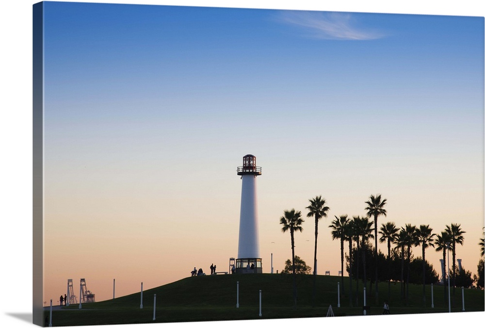USA, California, Long Beach, Shoreline Village Lighthouse