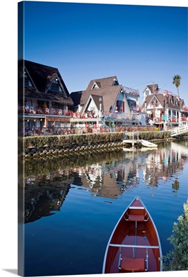California, Los Angeles, Venice, homes along Venice canals